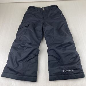 Columbia Omni Heat Kids Ski Pants Size XXS Black Girl Boy Snow Omni Tech